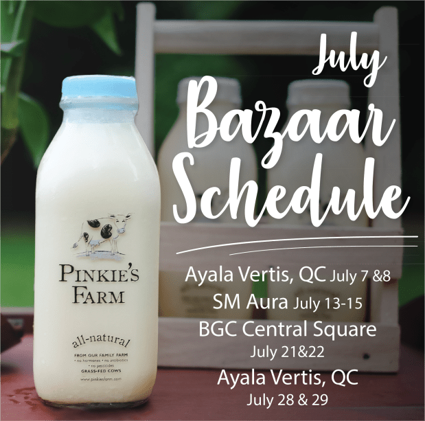 Bazaar Schedule - July